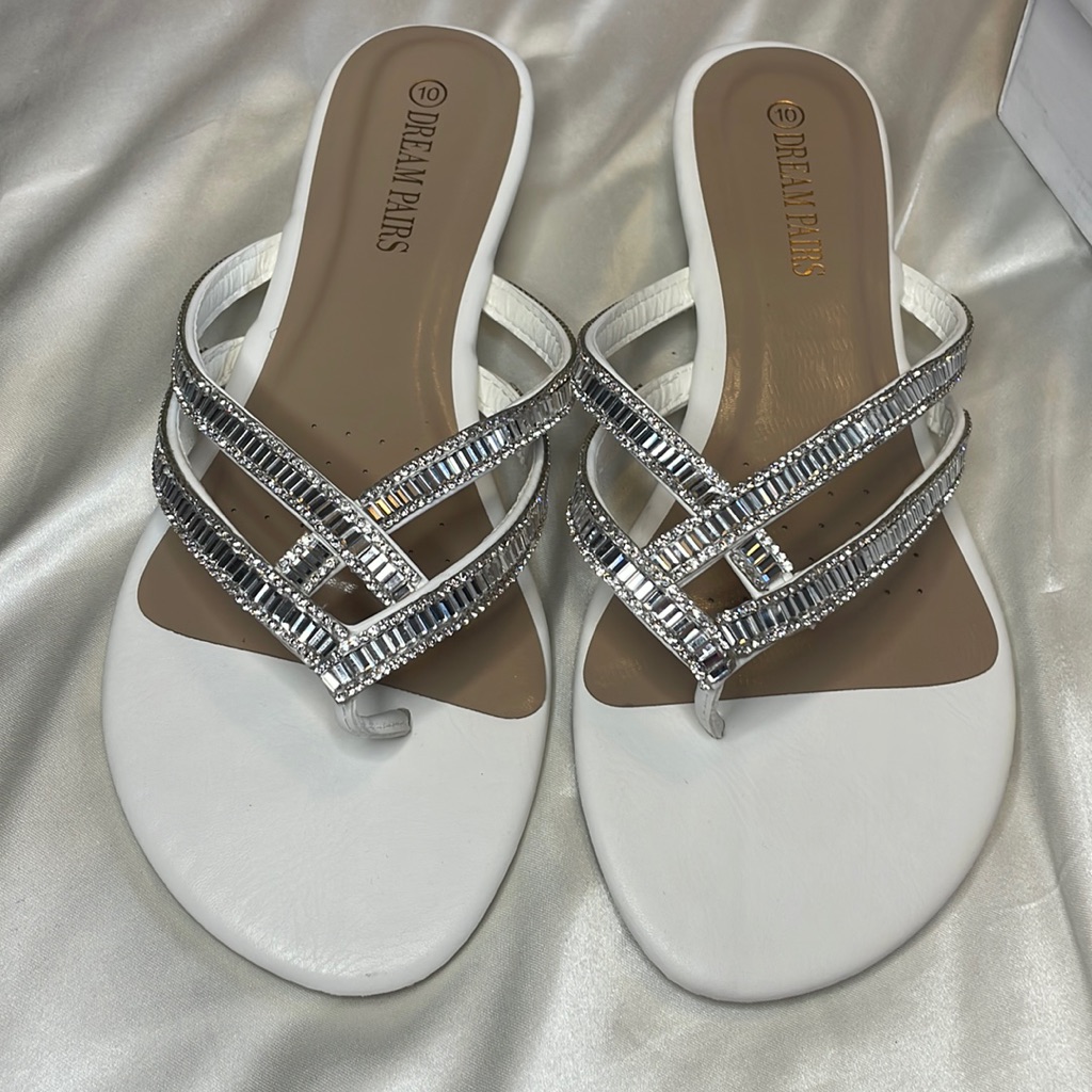 Brand New Dream Pair Diamond Sandals